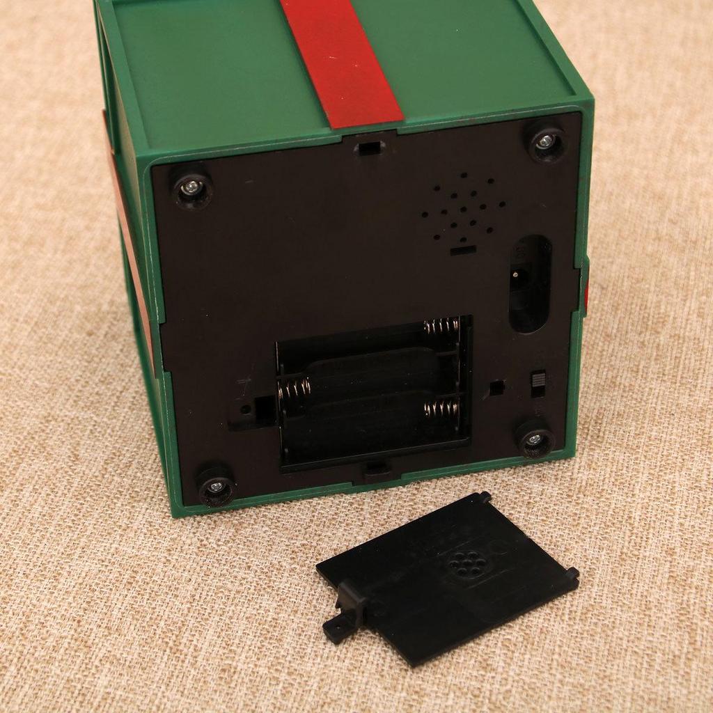 Luminous Christmas Gift Boxes and Music Box Ornaments for Shop Windows