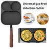 3-in-1 Steak Cooking Pans Non-Stick Versatile Breakfast Skillet Frying Omelet Grill Pan Kitchen Pancake Egg Omelette Maker Mold