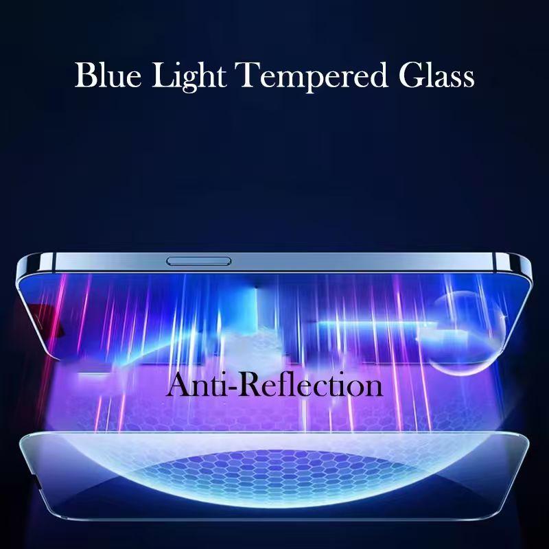 2PC Anti Blue Light Tempered Glass For IQOO Neo 11 Dust-free Installation Film Screen Protector for IQOO NEO 11