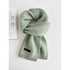 Sciarpa Versatile in Pura Lana a Tinta Unita Stile Coreano per Coppia Autunno e Inverno Sciarpa Calda Unisex