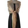 Cross-border Popular Gold and Silver Silk Shawl Flat Scarf Scarf Bridesmaid Dance Wedding Party Evening Dress Shawl Women