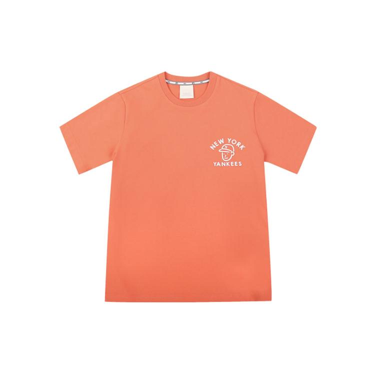 New MLB New York Yankees T Shirts Women's Orange 31TSC6031-50O