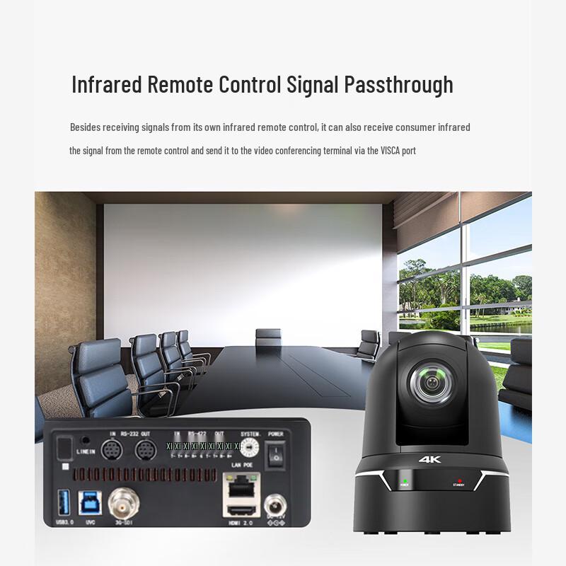 Runpu 4K HD PTZ Video Conference Camera with 25x Optical Zoom (CN version)