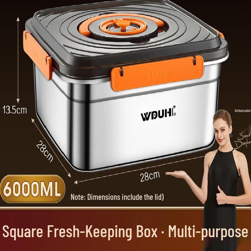 ZISIZ Stainless Steel Food Storage Container