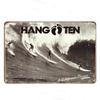 Vintage Surfing Beach Metal Sign  Waves Summer Wall Art Poster  Coastal Decor for Bar Porch Surfing Club  Retro Tin Sign for Hom