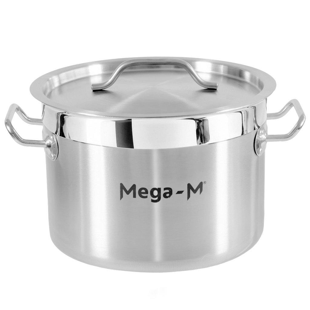 Medium Catering Pot With Lid Mega-M Pro 14L Dia. 30 Cm X H 20 Cm N
