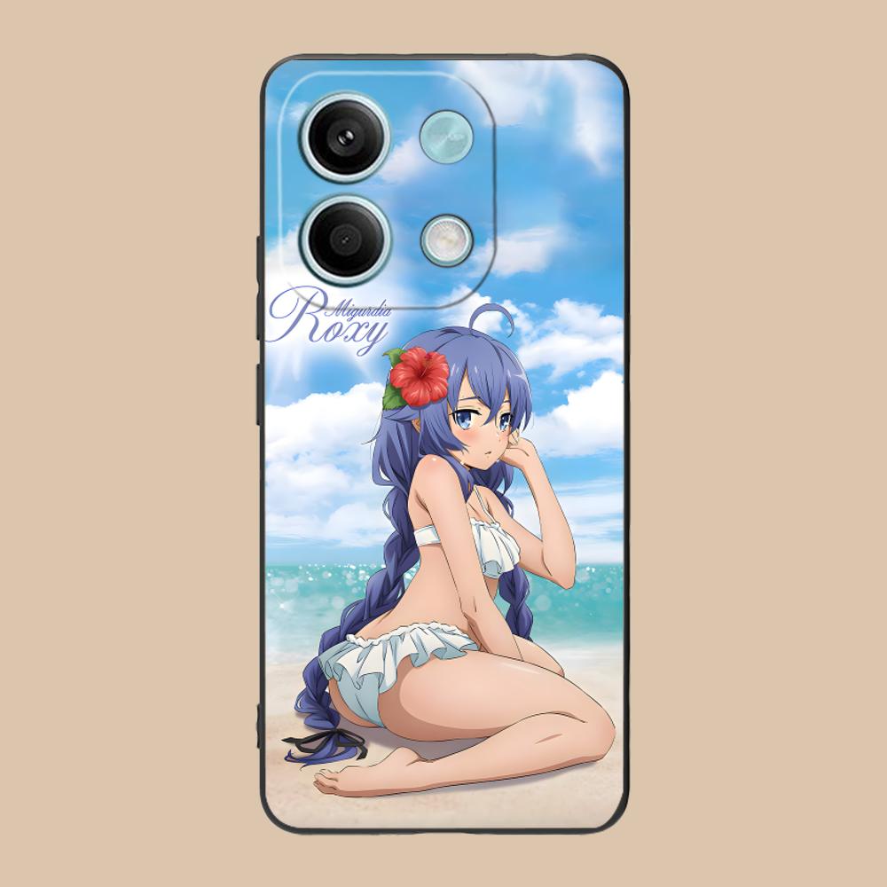 Mushoku Tensei Roxy Mobile Phone Case for POCO F7 F6 F5 F4 F3 F2 Pro GT C75 C71 C65 C61 C40 Pro Ultra Colorful Printing Cover