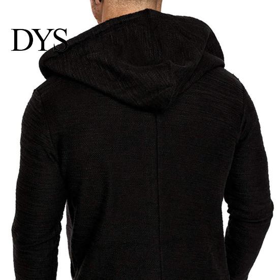 Felpe Morbide con Zip a Manica Lunga Cardigan Casual Lungo da Uomo per Giacca da Esterno