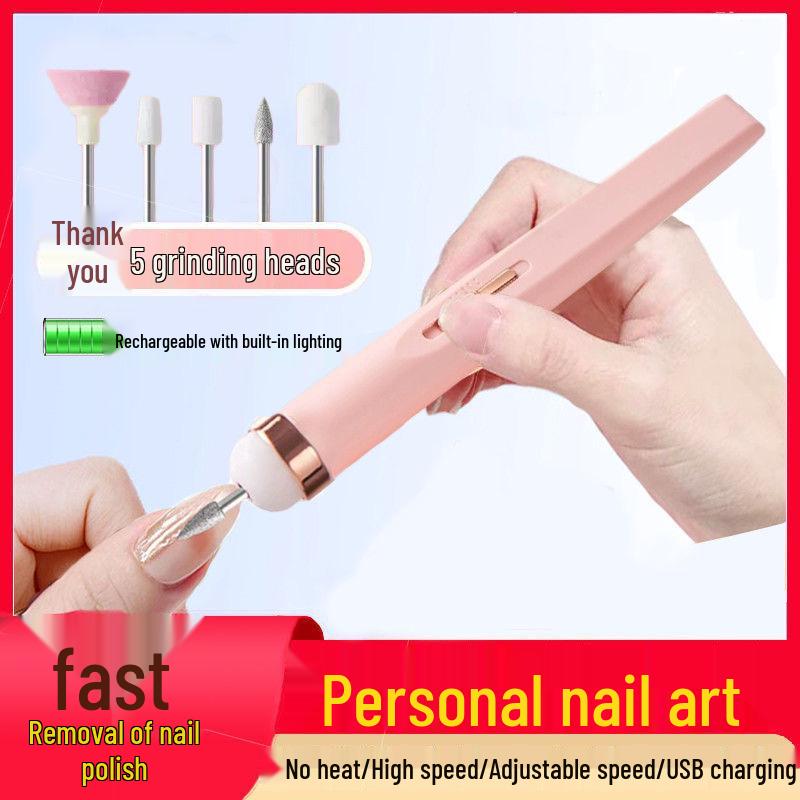 Rechargeable Electric Toenail Fungus Grinder & Clipper for Thick Nails - Elderly Manicure Tool In Gray