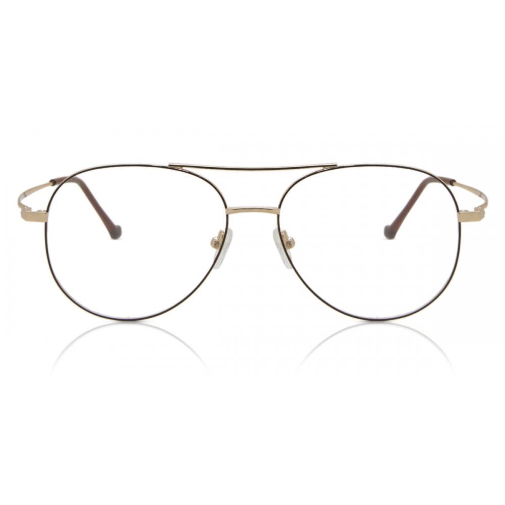 

Full Rim Pilot Brown Smartbuy Collection Bocsz 932d Fashion Men Eyeglasses Brown/56