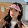 Breathable Large Brim Sun Hat Hair Hoop Style Sun Protection Hats Summer Empty Top Cap  Vacation