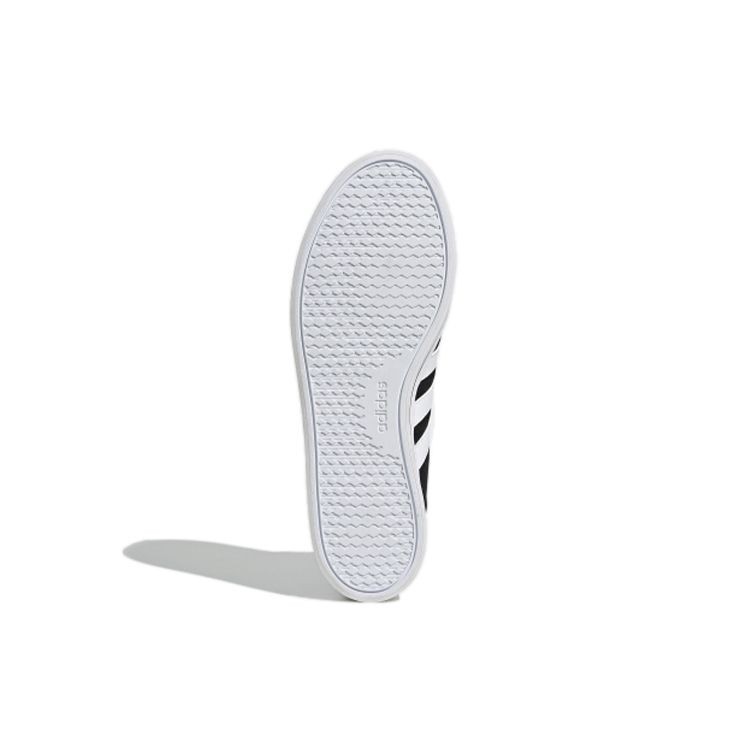 adidas Neo Bravada Mid Canvas Lace-Up Non-Slip High-Top Skate Shoes Men Sneakers Black White FX9064