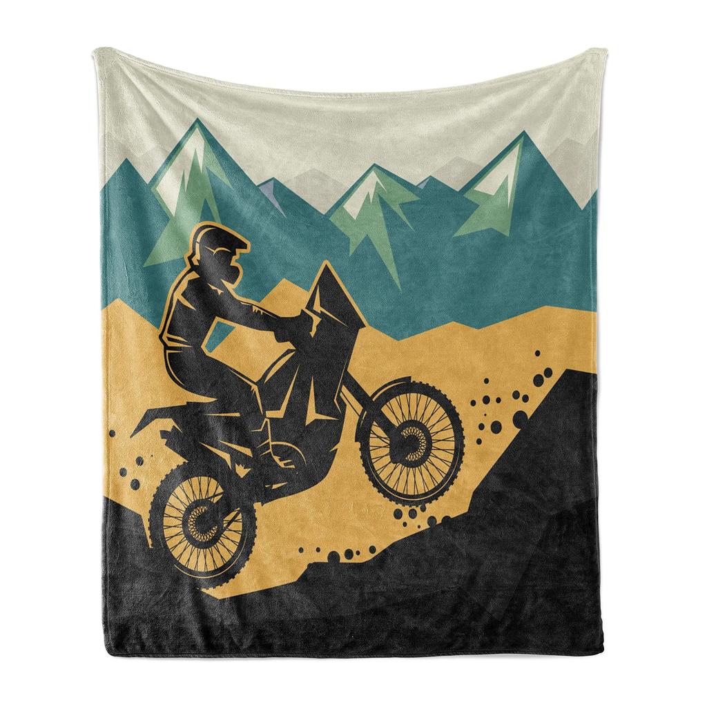 Prezenty 3D na motocykl dla mężczyzn i kobiet Koc do rzucania na kanapę, sofę, łóżko Pluszowy koc do rzucania Koc polarowy Miękka przytulna pościel do sypialni