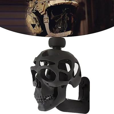 3D Lebka Helma Displej Balení Stojan na Helmu Lebka Kreativní Držák na Helmu Dárek pro Cyklistu, Motocyklistu nebo Cyklistu