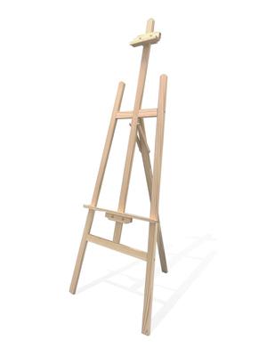 THE DISPLAY Wooden Easel WD-150, Natural Color, Fits B1, A1, and B2 Panels, 150cm, Includes Japanese Assembly Instructions