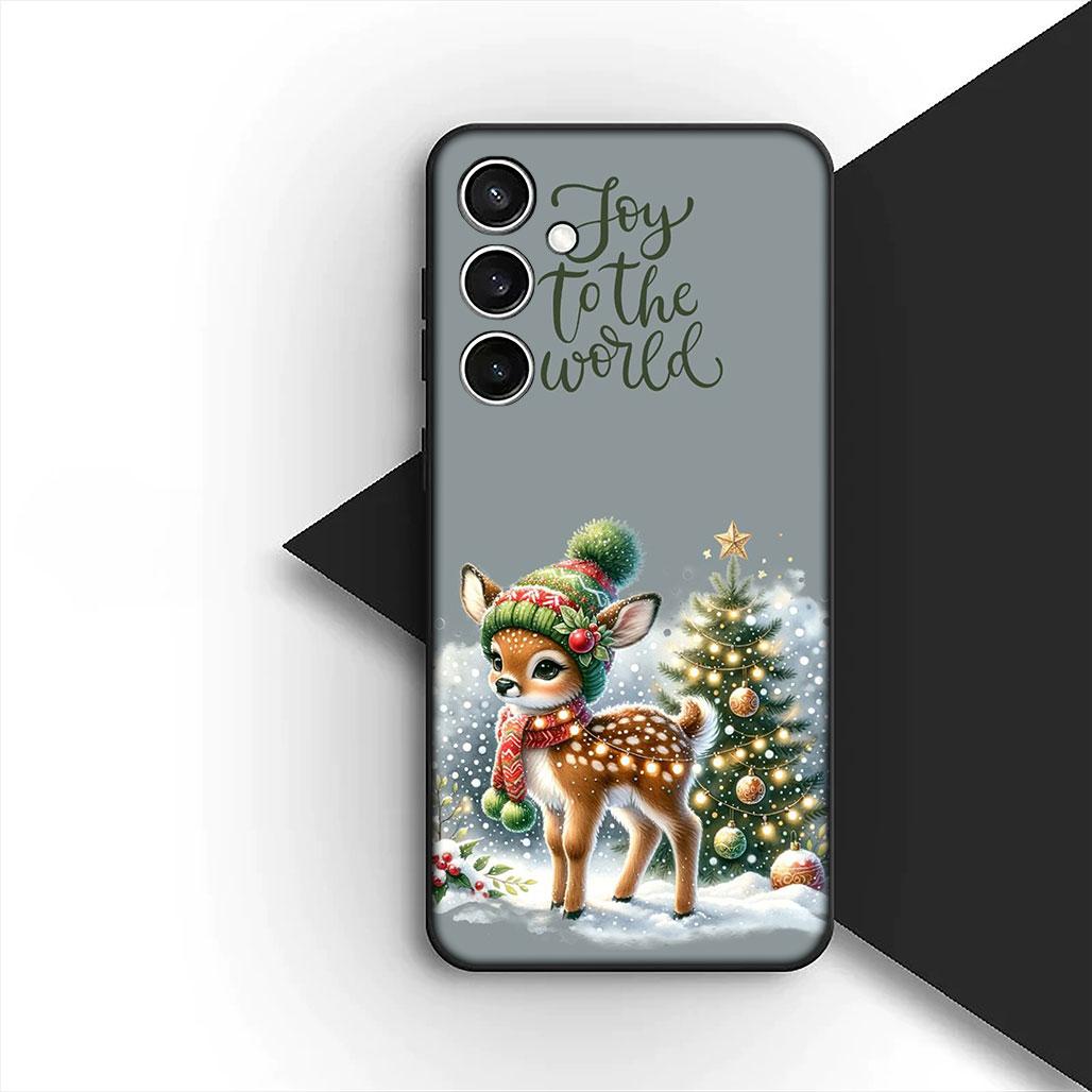 

Deer Merry Christmas Tree Decoration Cover for Xiaomi Poco C75 C65 C85 X7 X6 M8 F7 F8 Ultra F6 Pro 5G Mi Coque Phone Case Poco C85 4G