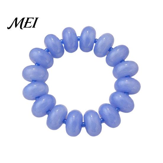 Damenarmband Perlen für Frauen, Bunte Acrylperlen Elastisches Damen Stretcharmband, Boho Sommer Strandurlaub Schmuck