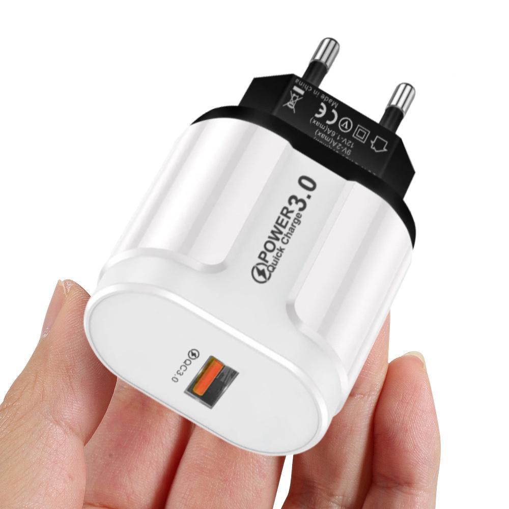 GaN European Standard PD33W QC3.0 Multi-Port Charger with 9V/12V Fast Charging