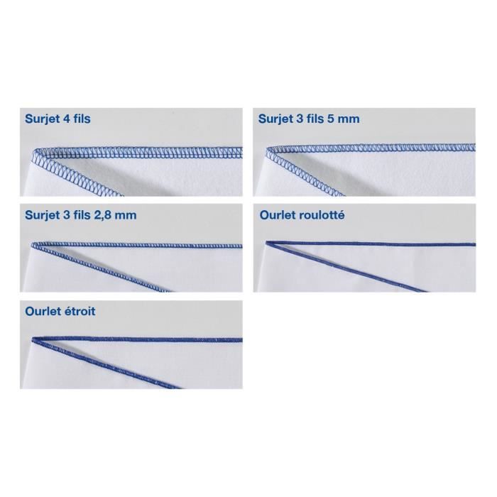 BROTHER M343D Overlocker - 2 Needles, Free Arm, Simplified Threading Path, Adjustable Differential