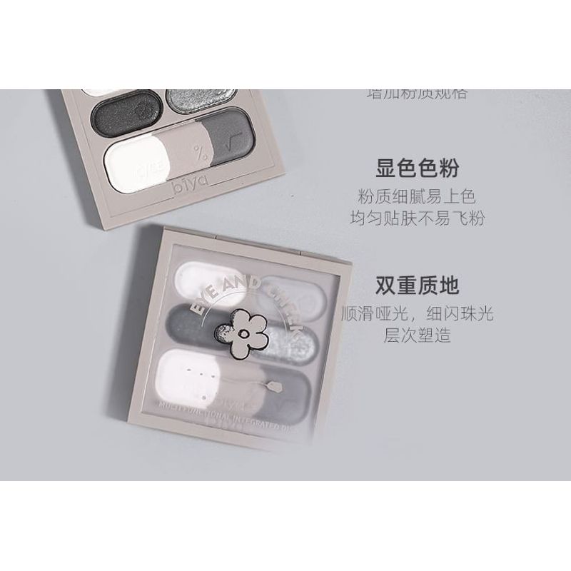 Biya - Vielseitige Keyboard-Lidschattenpalette - 3 Arten