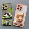 Various Style Cat Phone Case For iPhone 17 16 13 12 Pro Max Mini 15 14 11 Pro Max Plus 16 Plus X XS XR Cute Naughty Cat Covers