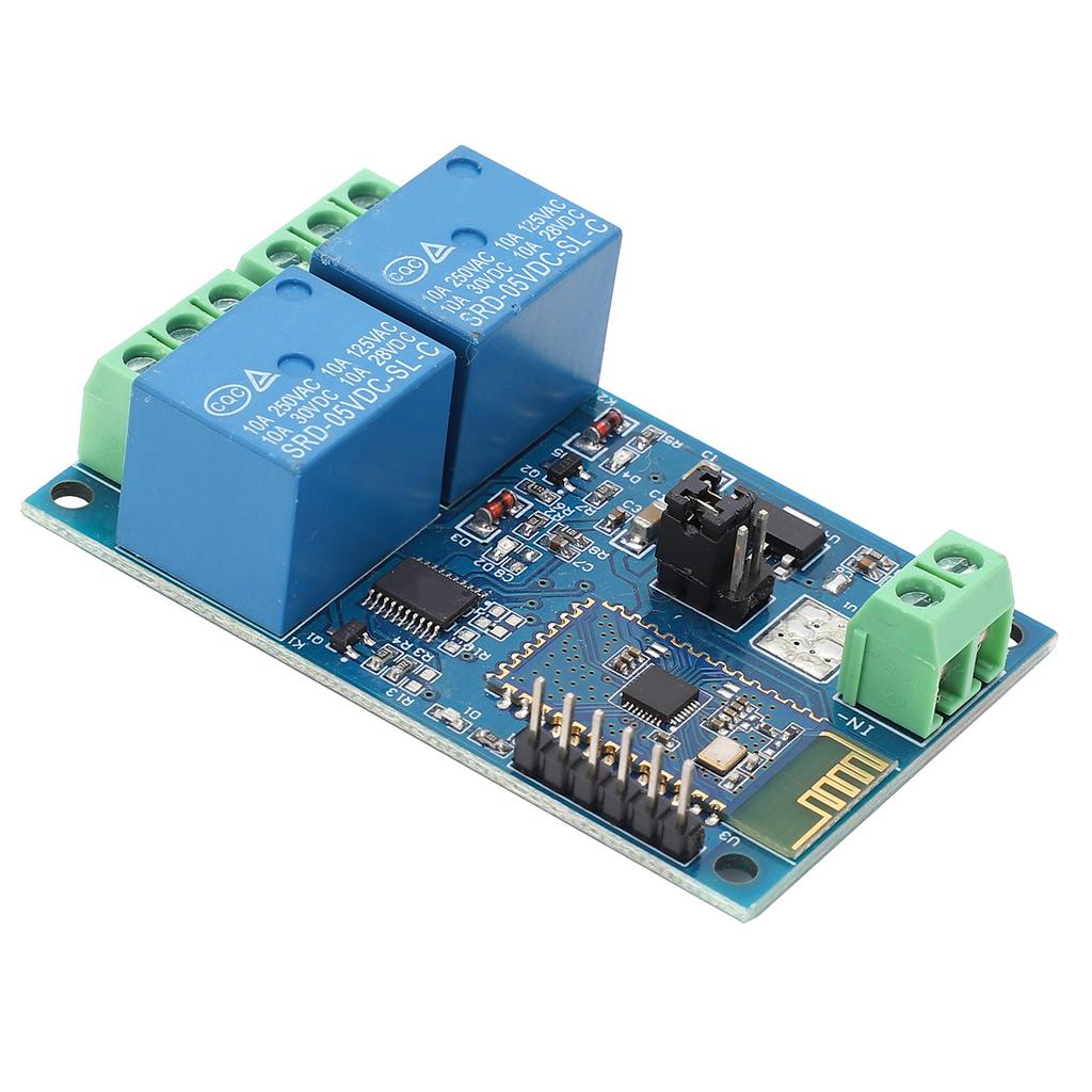 Modul releu Bluetooth 2 căi pentru aplicația telefon mobil Android Comutator de comandă fără fir de la distanță 5V