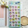 New Tamagotchi 3D Cartoon Relief Fun Stickers - Resin Stickers, Suitable for DIY Decoration by Children and Girls