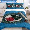 3PCS Blackburn Rovers Crest Football Club Soft Bedding Set,Including 1pc Duvet Cover And 2pcs Pillowcases Perfect for Bedroom, Dormitory, Fan Gift