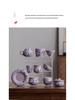 Handmade High-End Ceramic Rose Douli Tea Cup for Kung Fu Tea