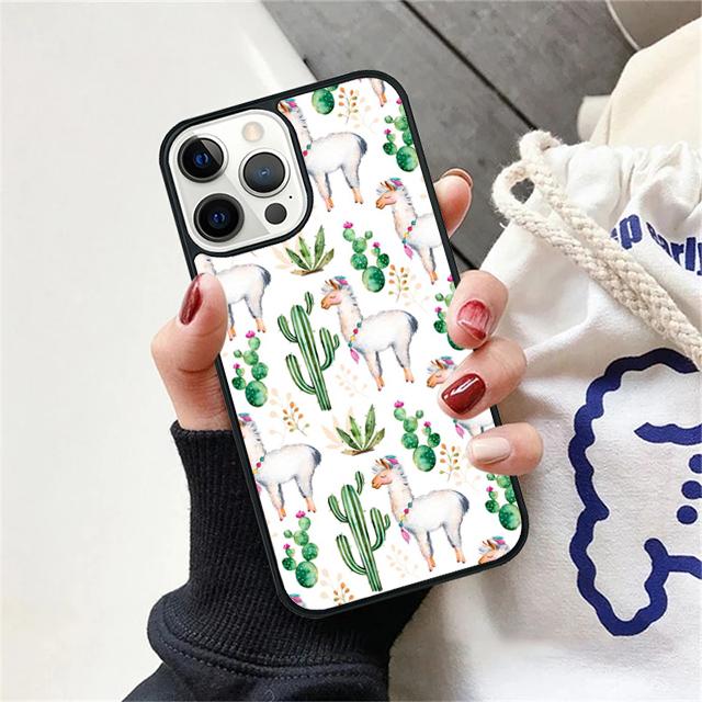 Cactus Plants Succulents Phone Case Cover For iPhone 17 Air 15 16 14 13 12 Pro Max 11 Pro Max Plus Coque Shell