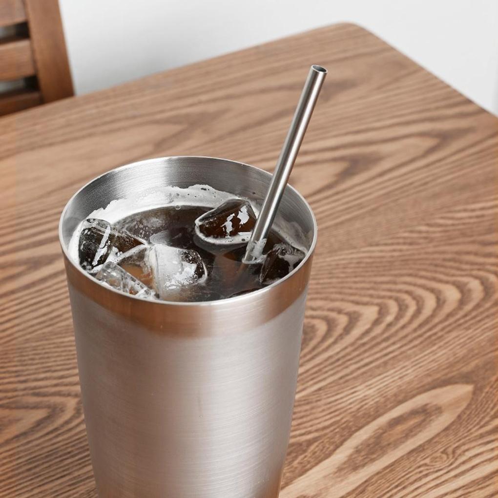 Lamonte domestically produced stainless steel straws, straight and curved, 2 types, 1 choice