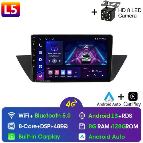 For BMW X1 E84 2009-2012 Multimedia Car Radio Video Players Android Auto CarPlay 2 din no dvd 4G WIFI Gps Navigation Android 14