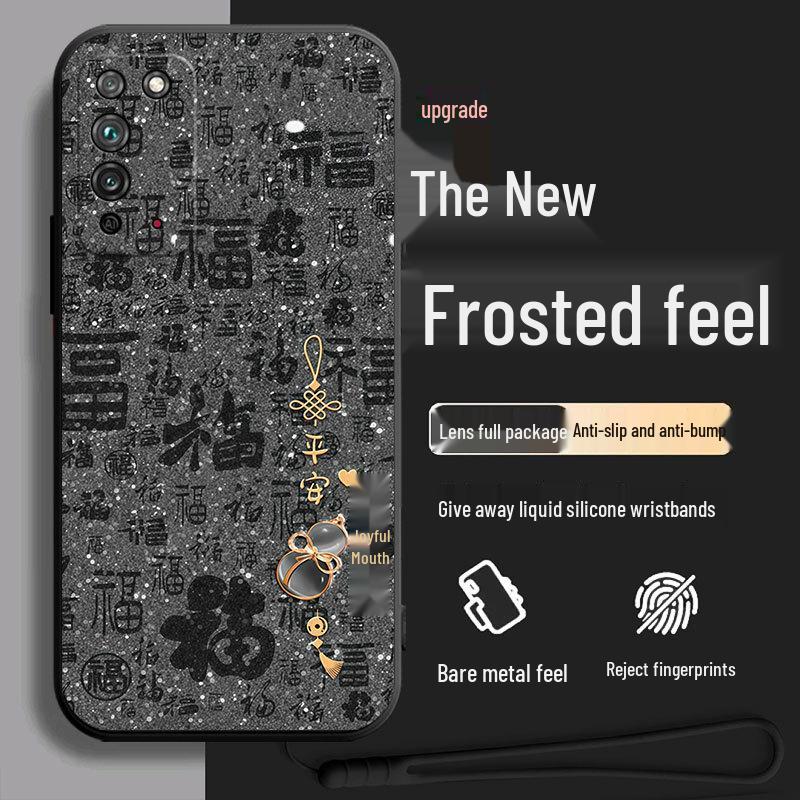 Honor X10 Anti-Fall Silicone Phone Case: Creative Cartoon Design, Soft and Durable.