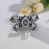 Elegant Rhinestone Flower Brooches for Women Fashion Clothing Pins Party Jewelry Accessory Gift
