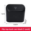 For Hyundai Elantra/Avante RD Sonata EF/NF 1995~2004 Car Door Seat Clip Stand Holder Black Square Pressing Trash Can Accessories
