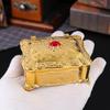 Light Luxury Ruby Jewelry Box Diamond Ring Pearl Jewelry Storage Box High-end Ornament