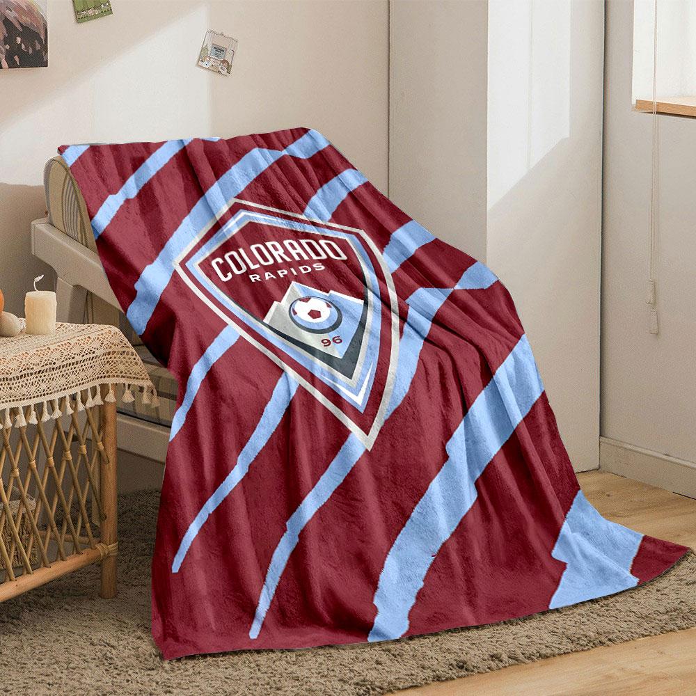 Colorado Rapids Logo Blanket Print Blanket Soft and Cozy Perfect for the Living Room Bed Sofa or a Nap,gift