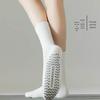 Women's Non-Slip Mid-Calf Yoga and Dance Socks - Sweat-Absorbent Indoor Fitness Socks