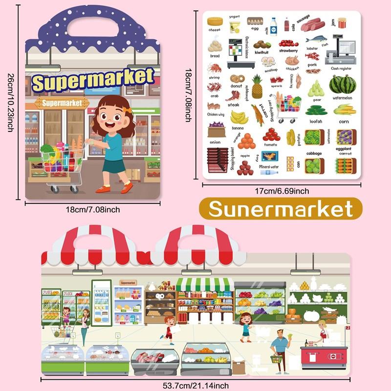 

DIY Children s 3D Bubble Gelsticker Book Focus Ability Cultivation Reusable Sticking Quiet Book Focus Ability Training Sticker