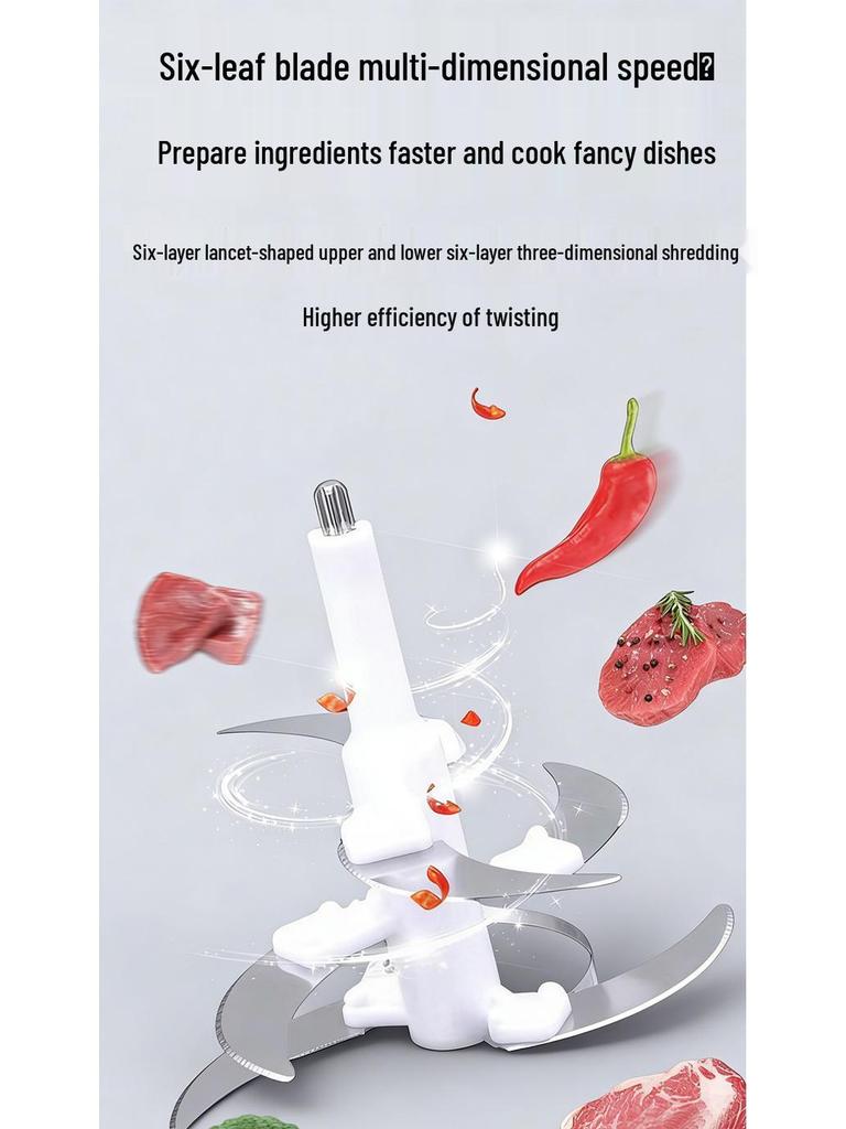 Xinfei Stainless Steel Multi-Function Electric Meat and Vegetable Grinder for Home and Commercial Use
