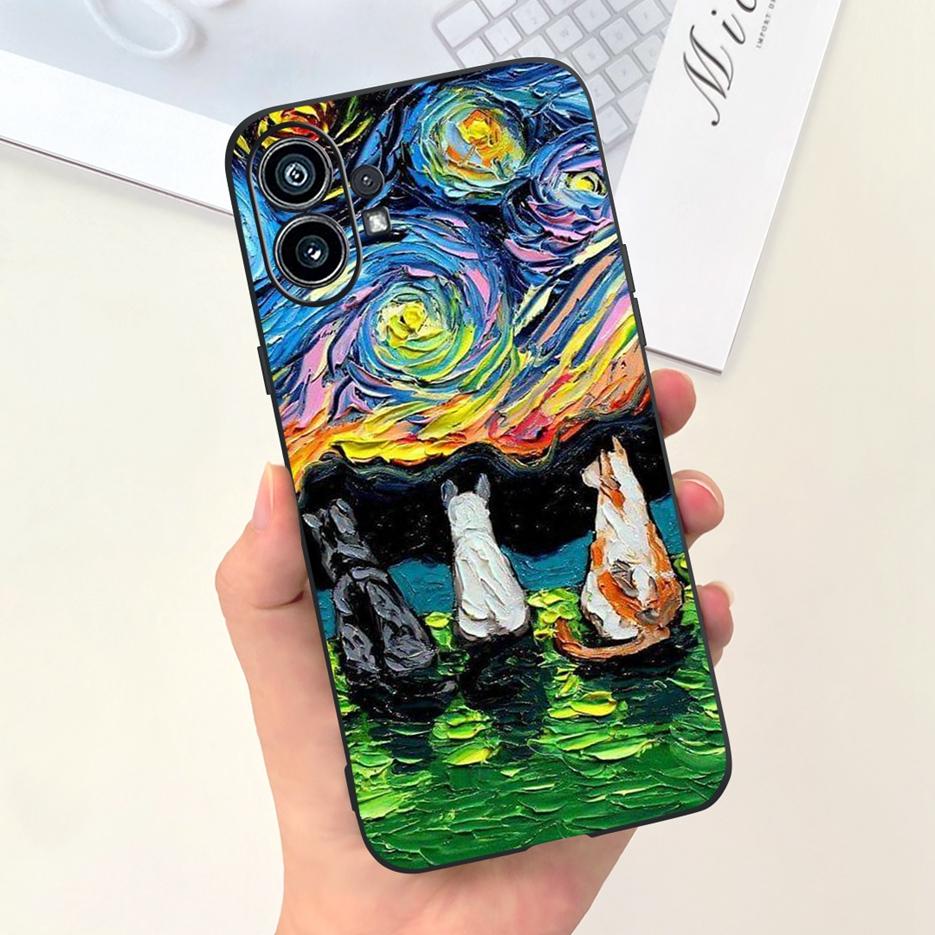 For Nothing Phone 1 Case A063 Cute Fashion Cartoon Cover 6.55'' Soft Silicone TPU Phone Case For Nothing Phone One Phone1 Fundas