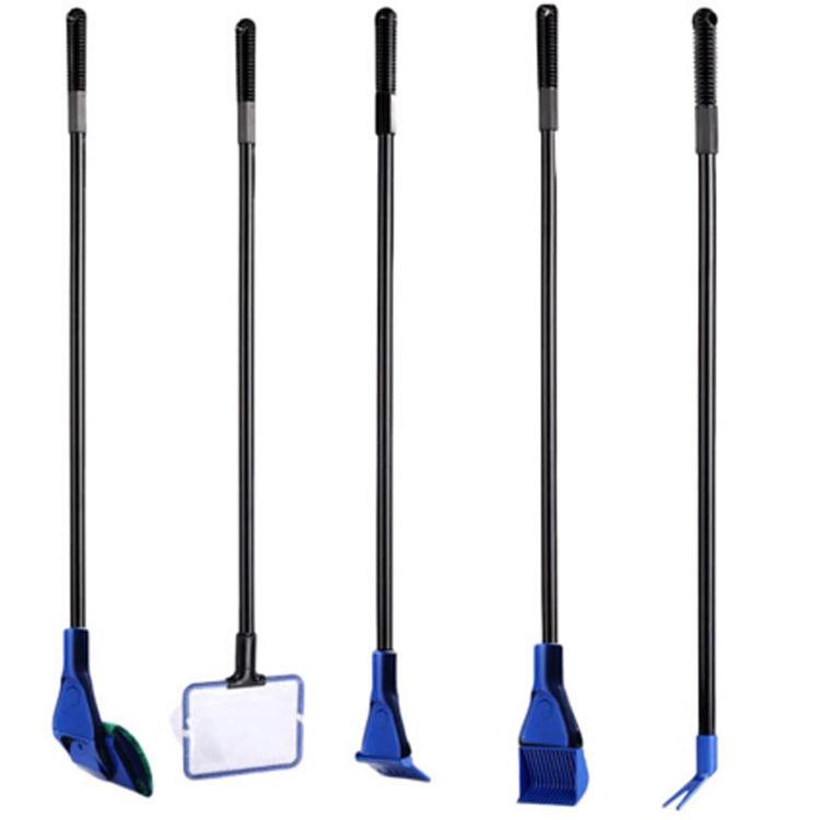 5-Piece Fish Tank Cleaning Kit with Algae Scraper & Siphon Tube