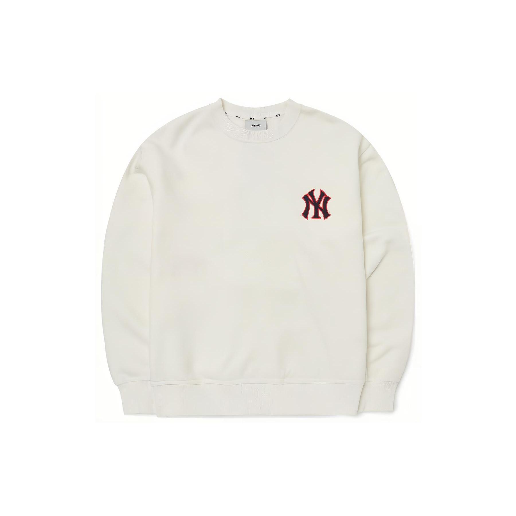 

New MLB FW22 Sweatshirt Unisex Ecru 3AMTB0626-50IVS S