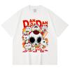 230 g/m² 100% Baumwolle Dandadan V12 Turbo Oma Print Unisex Schweres Baumwoll-T-Shirt