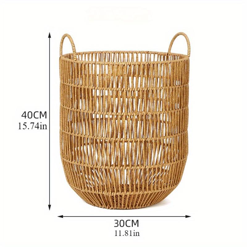 

Корзина для грязного белья Корзина для стирки Корзина для хранения одежды Бытовая корзина для одежды Корзина плетеная под ротанг