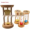 Wooden Hourglass Set: 1/3/5-Minute Sand Timers for Home Decor