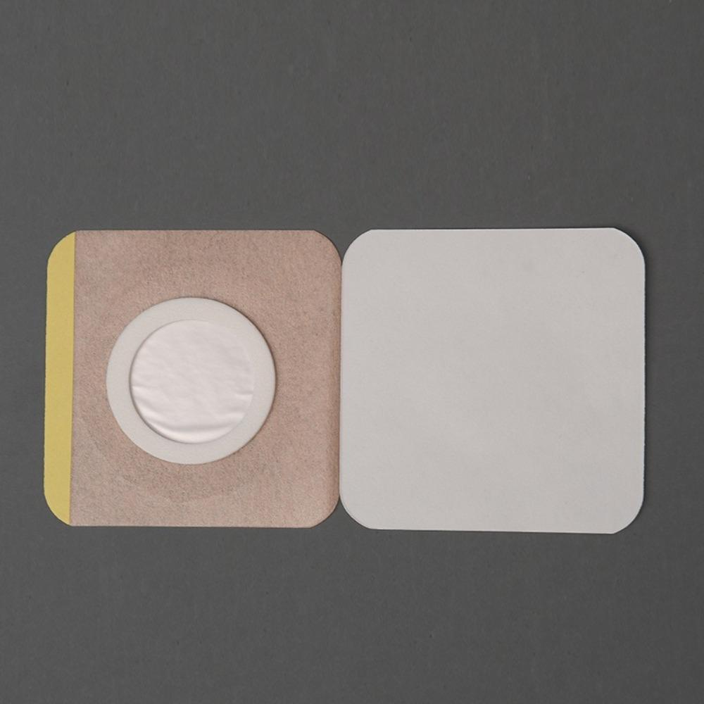 50pcs Disposable Castor Oil Pack Self-Adhesive Seepage Resistant Adhesive Navel Stickers Universal Belly Button Protectors