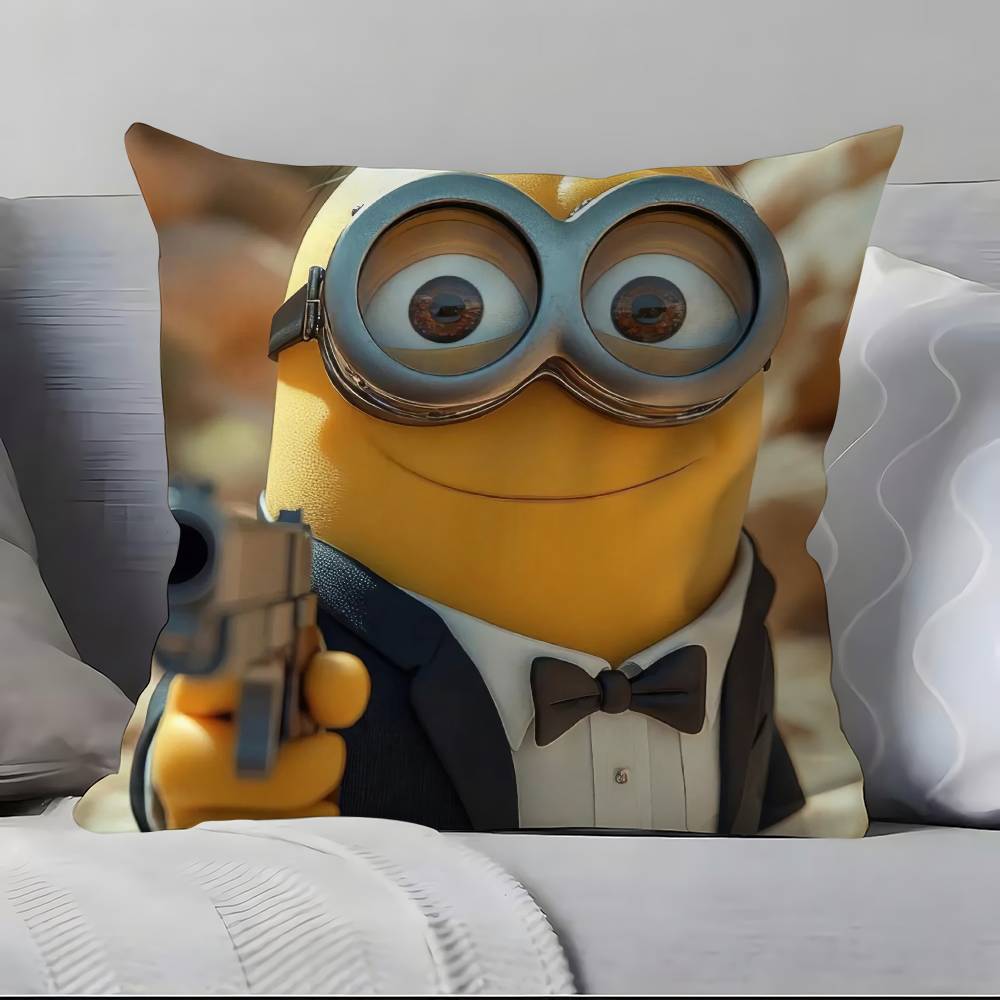 Cute Cartoon Thief Dad M-M-Minions Pillow Case Pillowcase Soft Skin Friendly & Comfortable With A Hidden Zipper