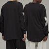 Y-3 FW22 Kreatives Design Locker Sitzender Pullover Langarm T-Shirt Herren Tops Schwarz H44811