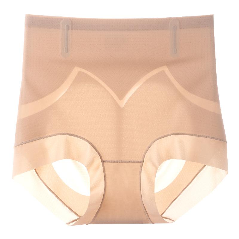 

Трусики из искусственного шелка с высокой талией после родов и каркасом из рыбьей кости - 3D-лифтинг, утягивающее, корректирующее живот, бесшовное и антискатывающее нижнее белье больших размеров XXL